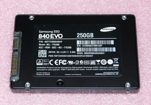 Ssd 250 samsung 840 - samsung, evo