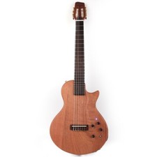 corda nylon viaggio chitarra elettrica classica silenziosa portatile effetto integrato