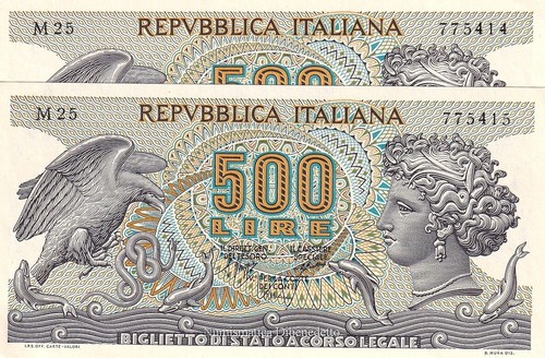 Repubblica 500 lire - repubblica,