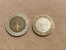 MONETE 1 E 2 EURO FRANCIA 1999