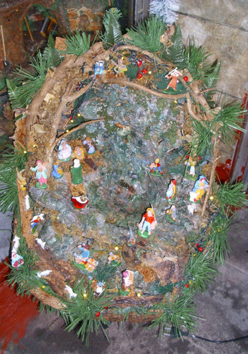 Presepe luminoso sorgente - presepe, su'sorgente