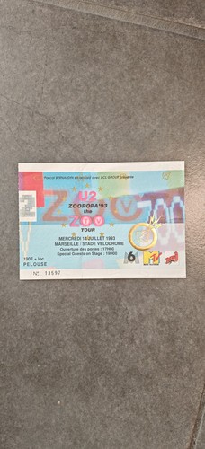 Billet concerts zooropa - concerts, u2