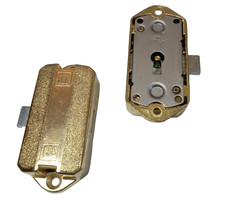 SERRATURA MERONI PER ANTE ASTE ROTANTI DA APPLICARE ARMADI ORO DESTRA/SINISTRA