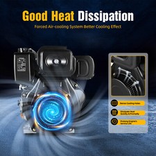 Motozappa 10HP 406cc 4 Tempi