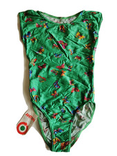 Body danza ginnastica fantasia farfalle - ANTON SPORT - TG V - VINTAGE