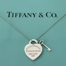 Autentica collana Tiffany & Co. - Ritorno a Tiffany cuore e ciondolo chiave