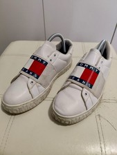Sneakers Tommy Jeans slip-on cool in pelle bianca - Tg 41