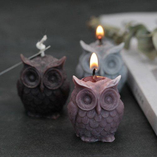 Stampi per candele gufo - , 3d