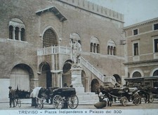 Cartolina Treviso Italia primi