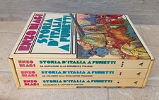 Enzo Biagi STORIA D'ITALIA A FUMETTI Ed. Mondadori 1981 3 Volumi con cofanetto