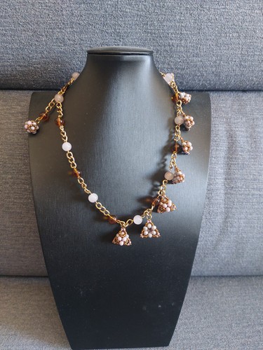 Collana donna tessile - collana, di
