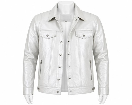 Giacca camicia uomo pelle