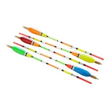 Bobbers in Legno di Balsa Rivestimento Ecologico Colore Alta Visibilità