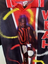Shirt maglia Fans George Weah Nigeria  Ac Milan No Match Worn Anni 2000
