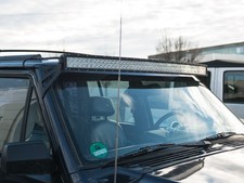 Supporto barra LED nero