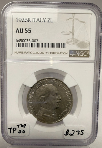 1926 italia lire ngc au - 2,