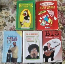 Lotto 5 libri Comicità BIS  ME LA DAREBBE  BARZELLETTE  PAROLA DI GIOBBE Covatta
