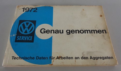 Manuale officina ispezione - officina, vw