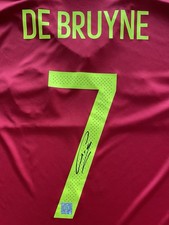 Belgium-Original Home Shirt Kevin De Bruyne Signed with COA