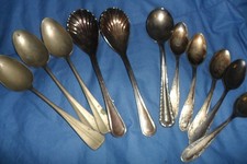 SET  QUCCHIAINI  6 ARGENTO 800 DUE DA CONTROLLARE 3 IN ALPACA