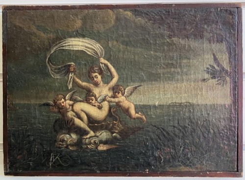 Antico dipinto olio - antico,