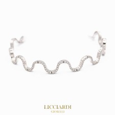 Tennis donna oro bianco 18kt e diamanti