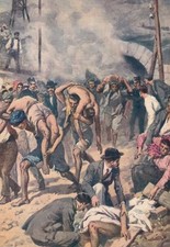 CARTOLINA DELLA DOMENICA DEL CORRIERE , ILL. BELTRAME - 1913  EROI CASTELTERMINI