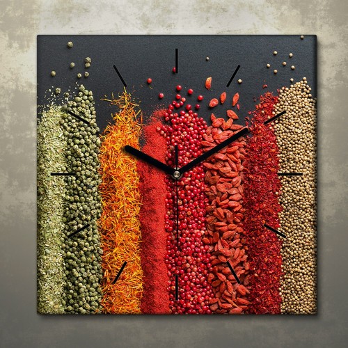 Decorazione tela orologio - tela,