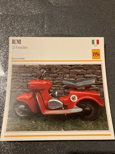 Carte fiche moto collection - carte,
