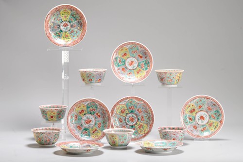 Antico servizio tè kangxi - antico,