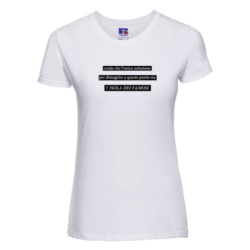 Shirt maglia donna sfiancata - t-shirt,