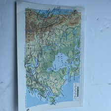 1973: Mappa del Canada vecchia