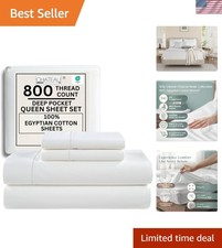 Set lenzuola cotone egiziano