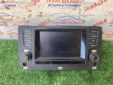 Schermo radio Volkswagen golf serie 7 dal 2012 al 2015 cod: 5G0 919 605