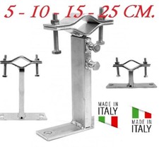 STAFFA ZANCA TIPO EMILIA FISSAGGIO ANTENNA PALO TV 5 - 10 - 15 - 25 CM
