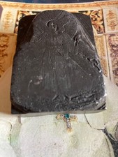 RARO ANTICO PIATTO RELIGIOSO STAMPATO A MANO: San Benedetto - 1800 - SPECIALE