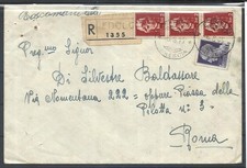 1945 1L+2L STRISCIA DI 3 SU