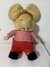 TOPO GIGIO PARLANTE TALKING PELUCHE PLUSH VINTAGE ANNI 90 GIG MARIA PEREGO