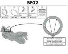 GIVI BF02 FLANGIA PER BORSA