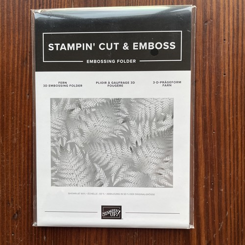 Stampin fern 3d cartella - stampin',