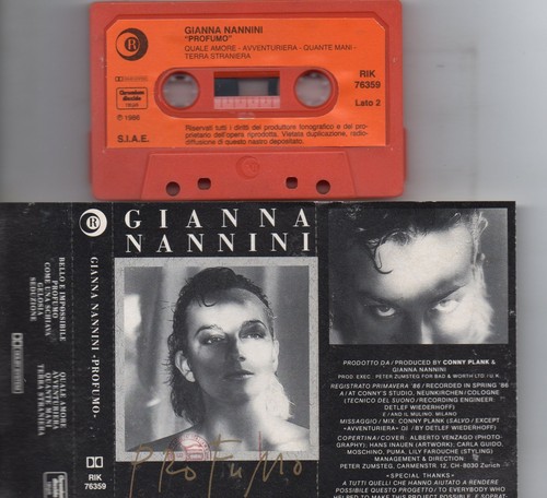 Gianna nannini musicassetta - nannini, mc
