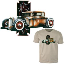 T-shirt Hot Rod auto d'epoca
