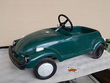 RARA AUTO A PEDALI PINES VINTAGE VOLKSWAGEN MAGGIOLINO 1500 KAFER BUG BEETLE