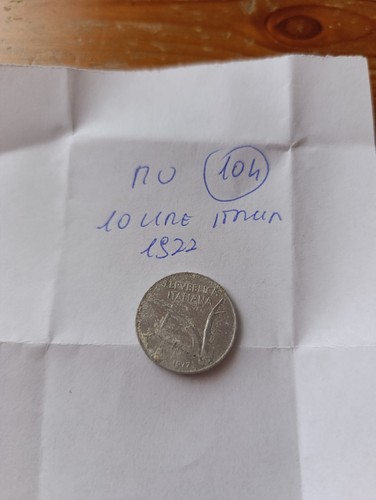 Moneta lire del - 10,
