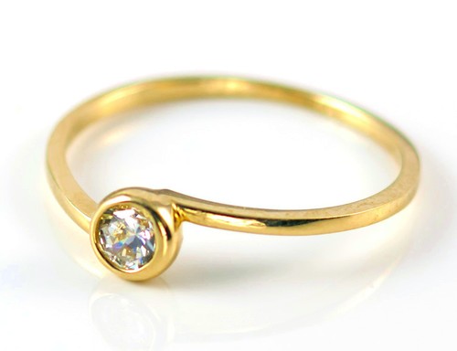 9ct oro giallo - oro, rubover