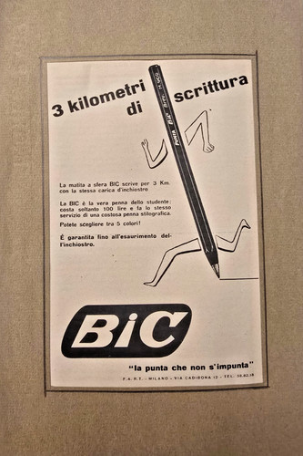 Pagina pubblicitaria anni 50 - pubblicitaria,