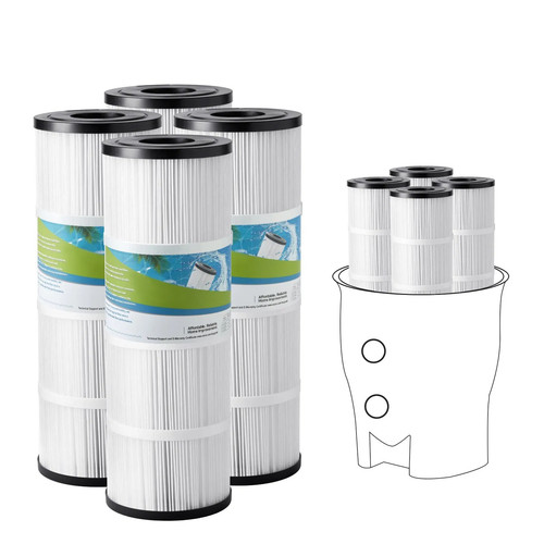 Cartuccia filtro piscina 4x - piscina,,