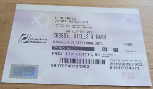 Crosby stills nash paris - stills, &