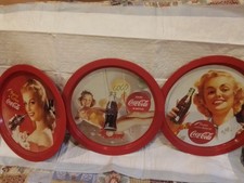 COCA COLA  ,VASSOI X 3 .  COME