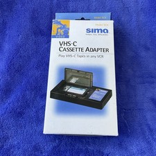 Adattatore per nastro per cassette VHS-C a VHS VCR / SIMA modello SCA